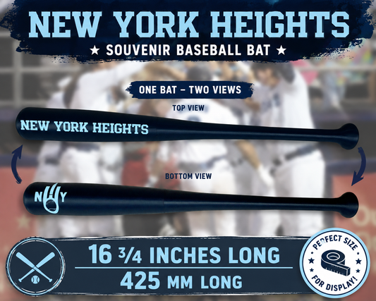⚾ New York Heights Souvenir Baseball Bat – 16¾" WPBL-Inspired Collectible ⚾