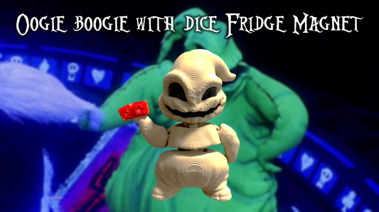 Oogie Boogie with Dice Fridge Magnet