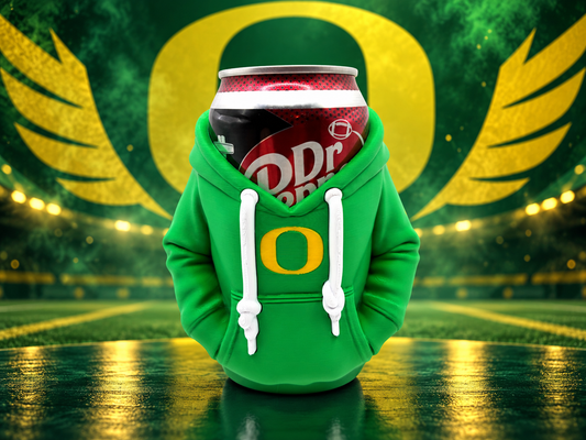 University of Oregon Ducks Hoodie-Style Can Holder Koozie/ Pencil Cup