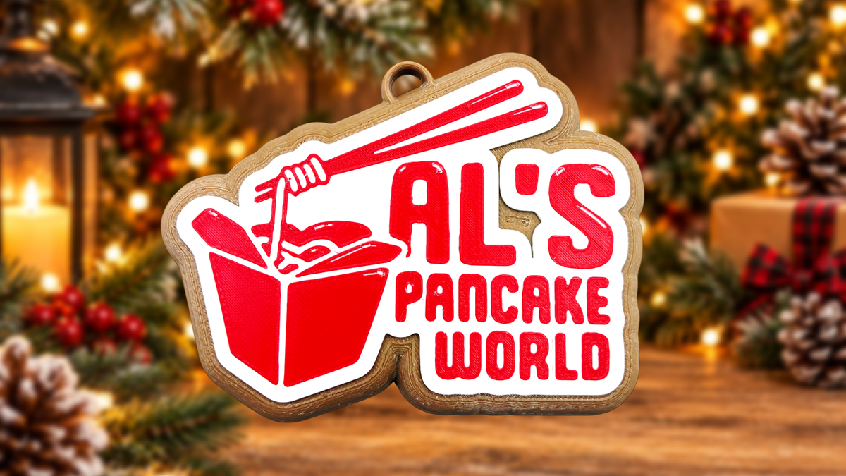 Al's Pancake World Christmas Cookie Ornament