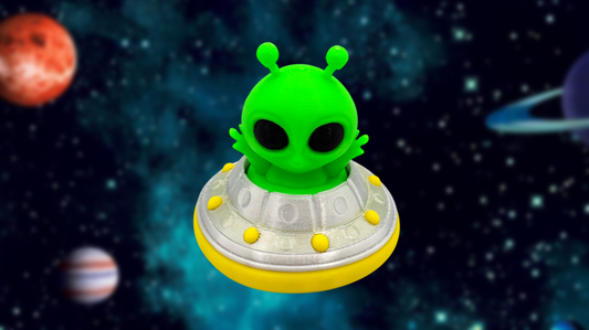 Alien UFO Fidget Clicker