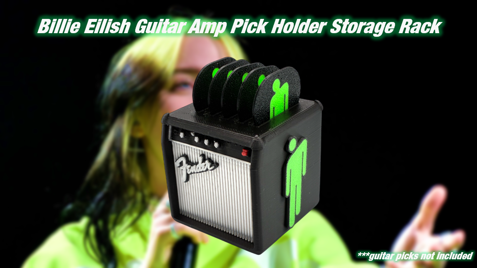 Billie Eilish Fender Guitar Amp Pick Holder Storage Rack