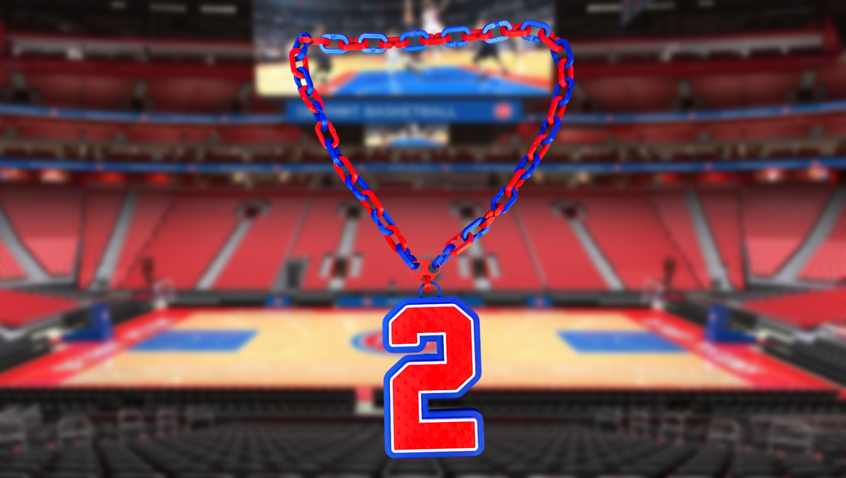 Detroit Pistons Cade Cunningham Jersey #2 Hype Chain