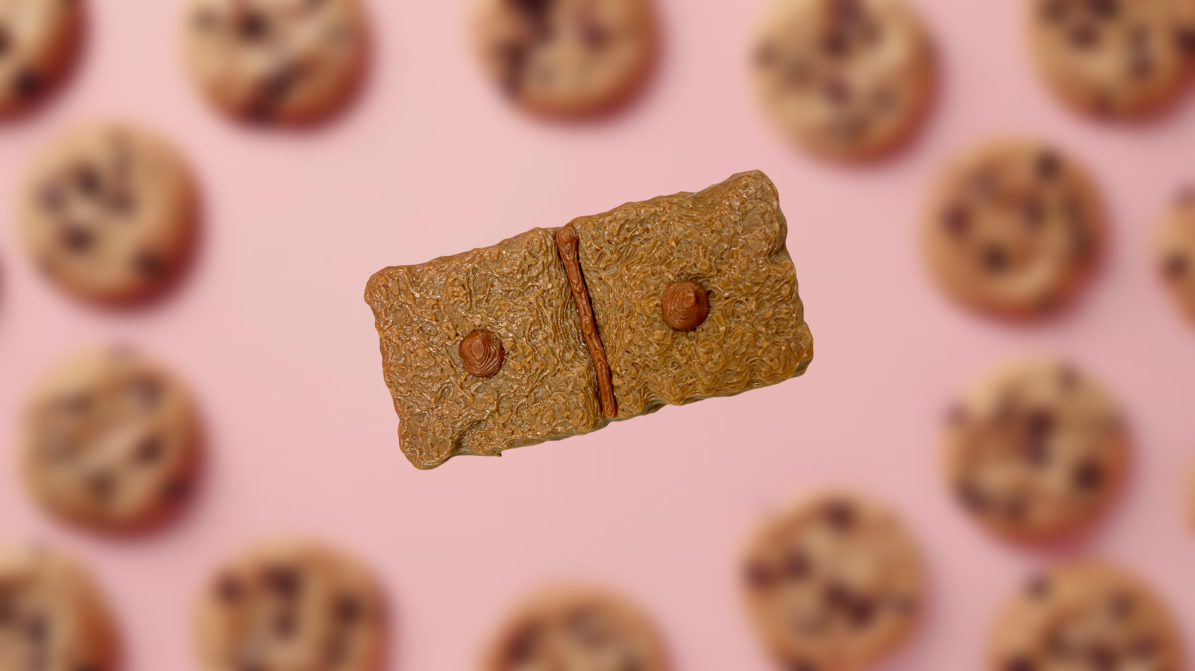 Chocolate Chip Cookie Domino Set – 3D Printed with Storage Container
