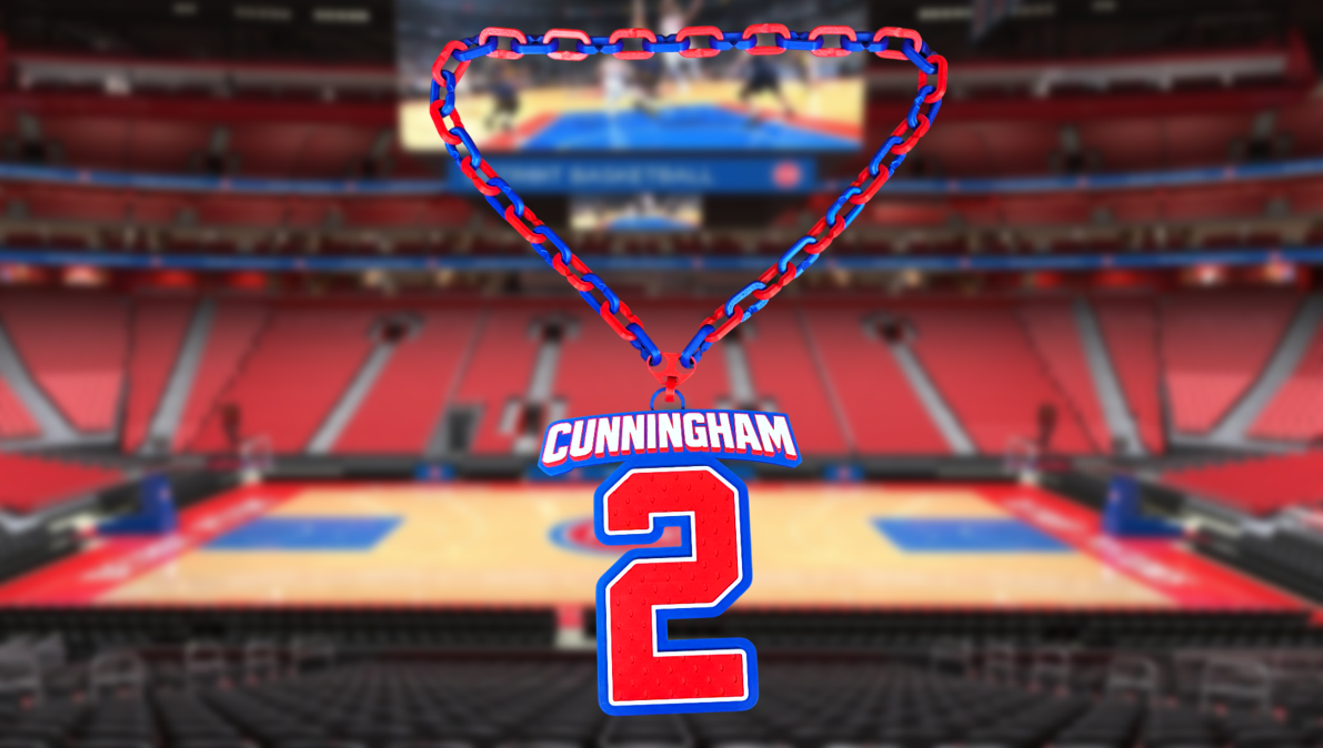 Cade Cunningham Basketball Jersey Inspired Hype Chain