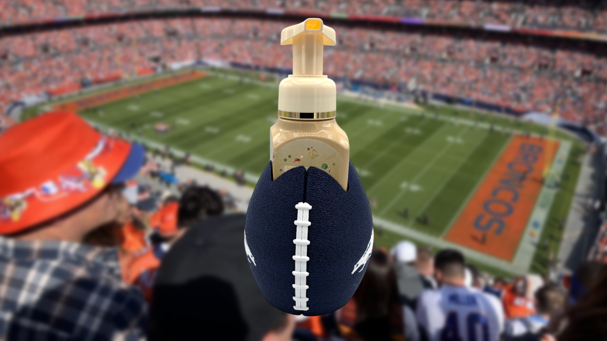 Denver Broncos Football Soap Holder