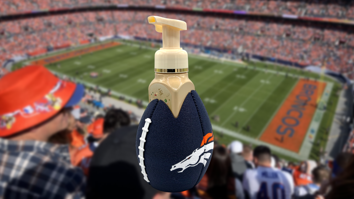 Denver Broncos Football Soap Holder