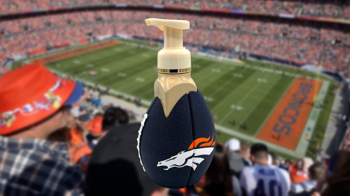 Denver Broncos Football Soap Holder
