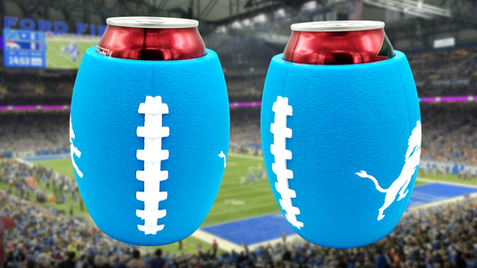 Detroit Lions Football Can Holder Koozie