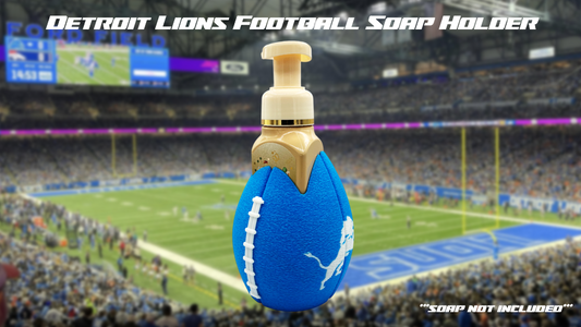Detroit Lions Football Soap Holder
