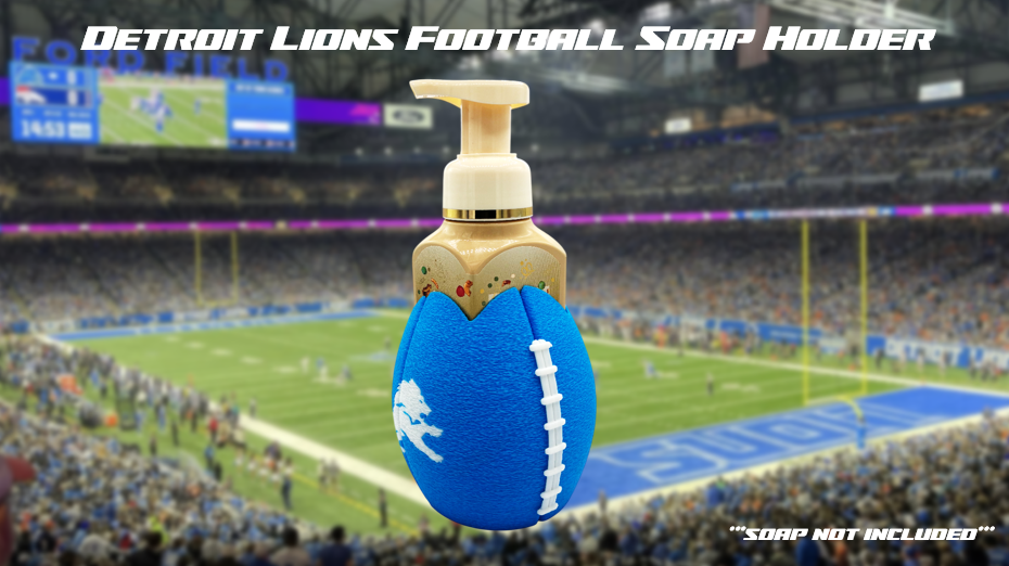 Detroit Lions Football Soap Holder