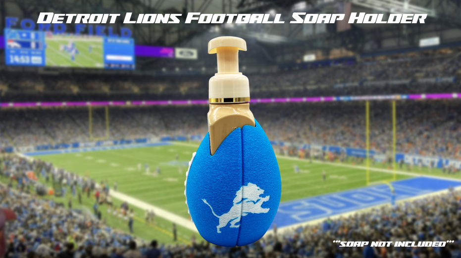Detroit Lions Football Soap Holder