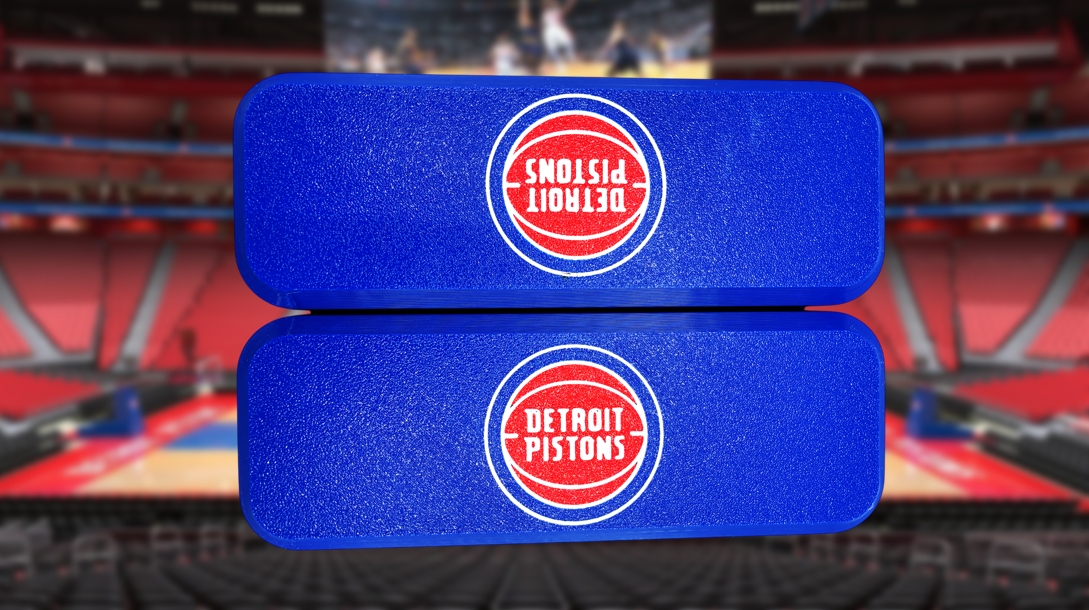 Detroit Pistons Basketball Inspired Hardshell Glasses Case