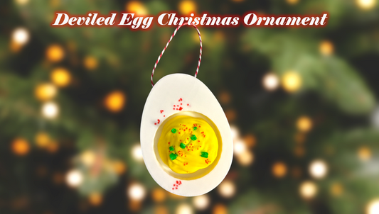 Deviled Egg Christmas Ornament