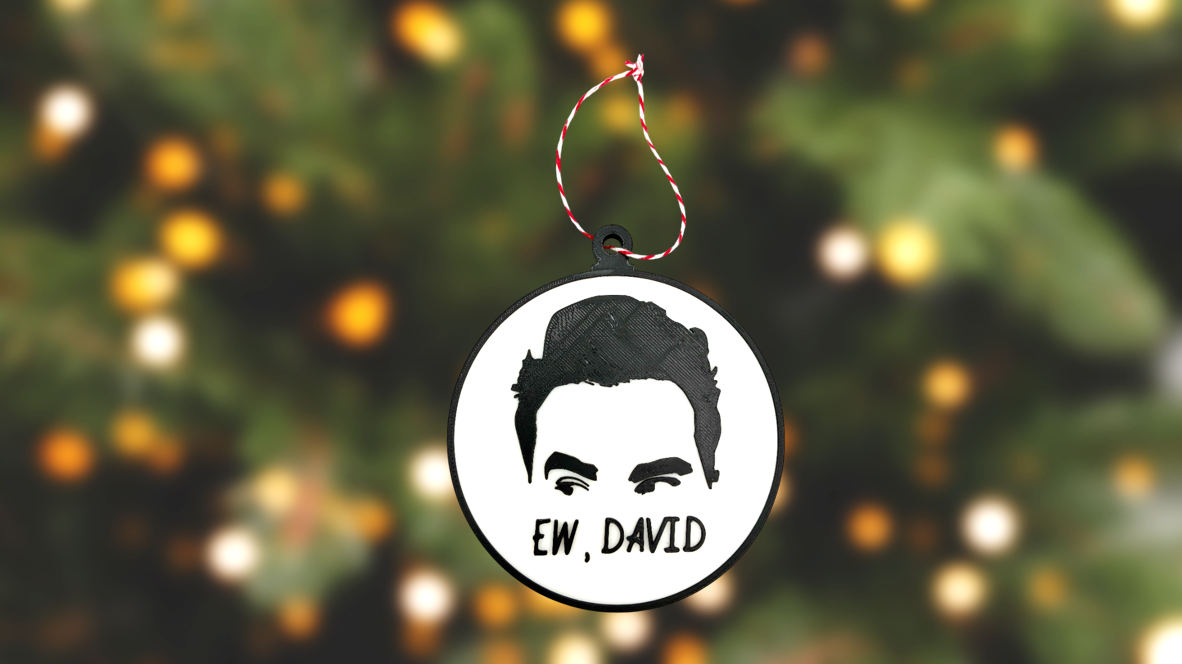 Ew, David Christmas Ornament