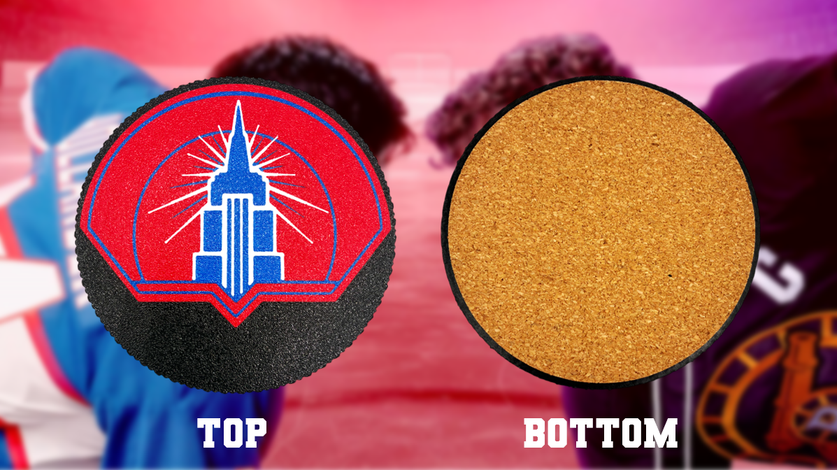 Heated Rivalry Coaster Set with Holder 5 Pack