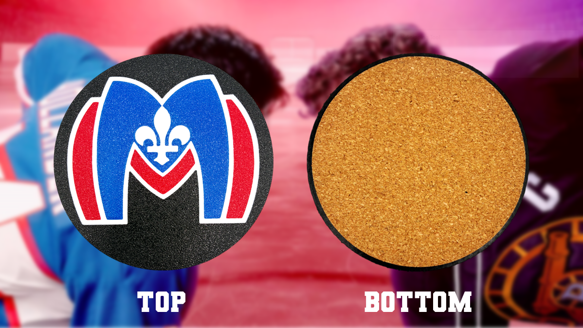 Heated Rivalry Coaster Set with Holder 5 Pack