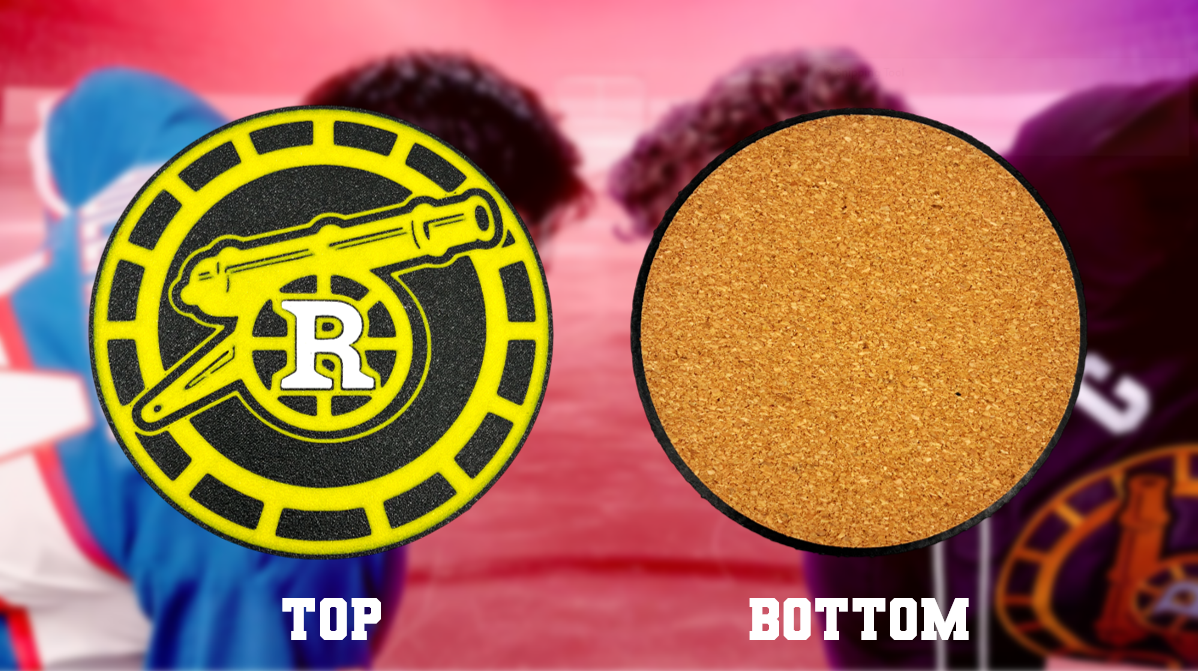 Heated Rivalry Coaster Set with Holder 5 Pack