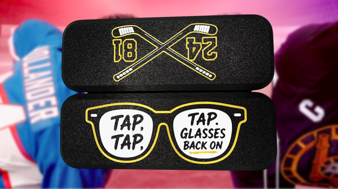 Heated Rivalry Hollanov Inspired Hardshell Glasses Case with Magnetic Closure