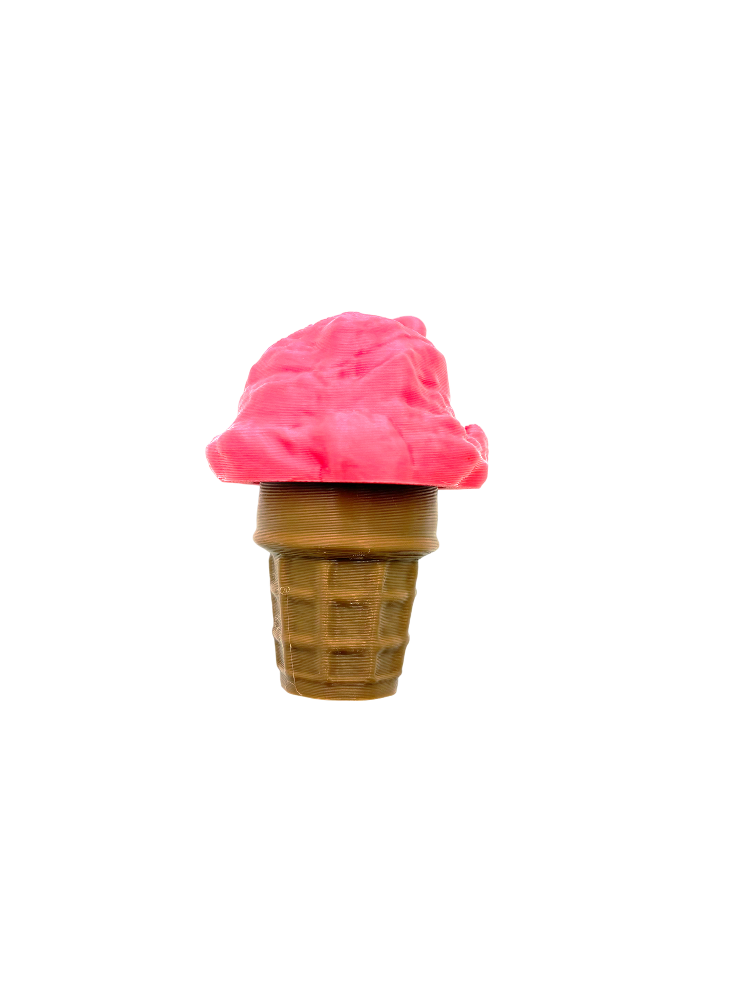 Ice Cream Fidget Clicker Keychain