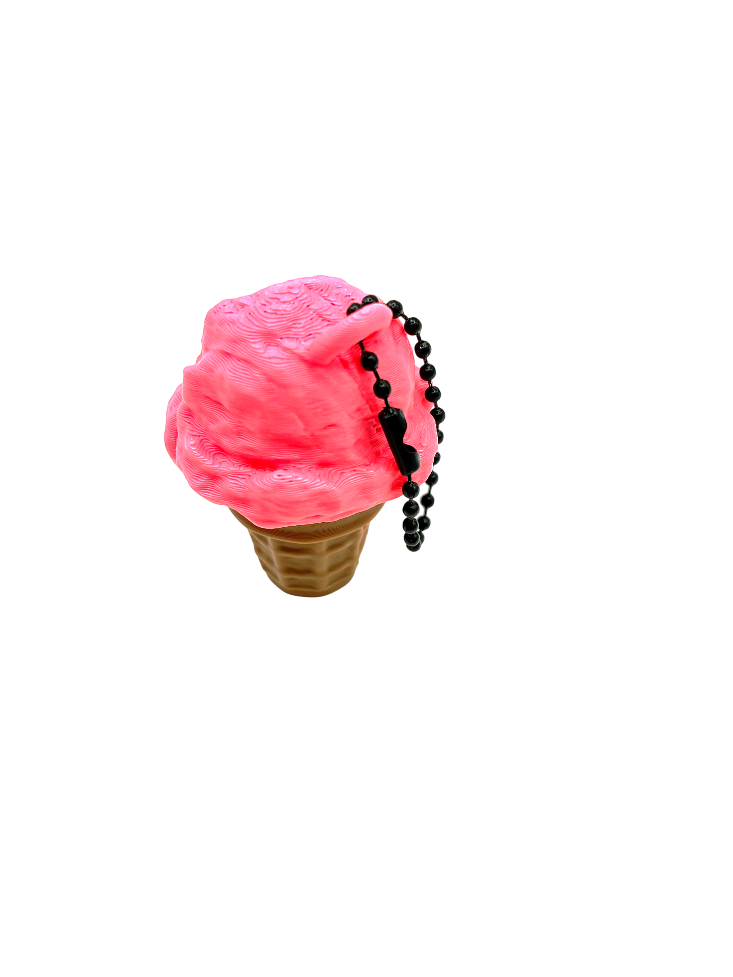 Ice Cream Fidget Clicker Keychain