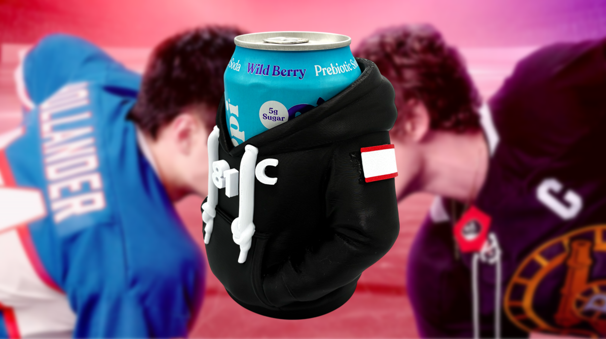 Heated Rivalry Ilya Rozanov Hoodie-Style Can Holder Koozie