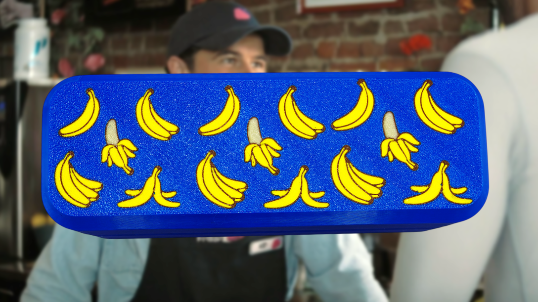 Heated Rivalry Inspired “Kip Grady” Banana Pattern Hardshell Glasses Case