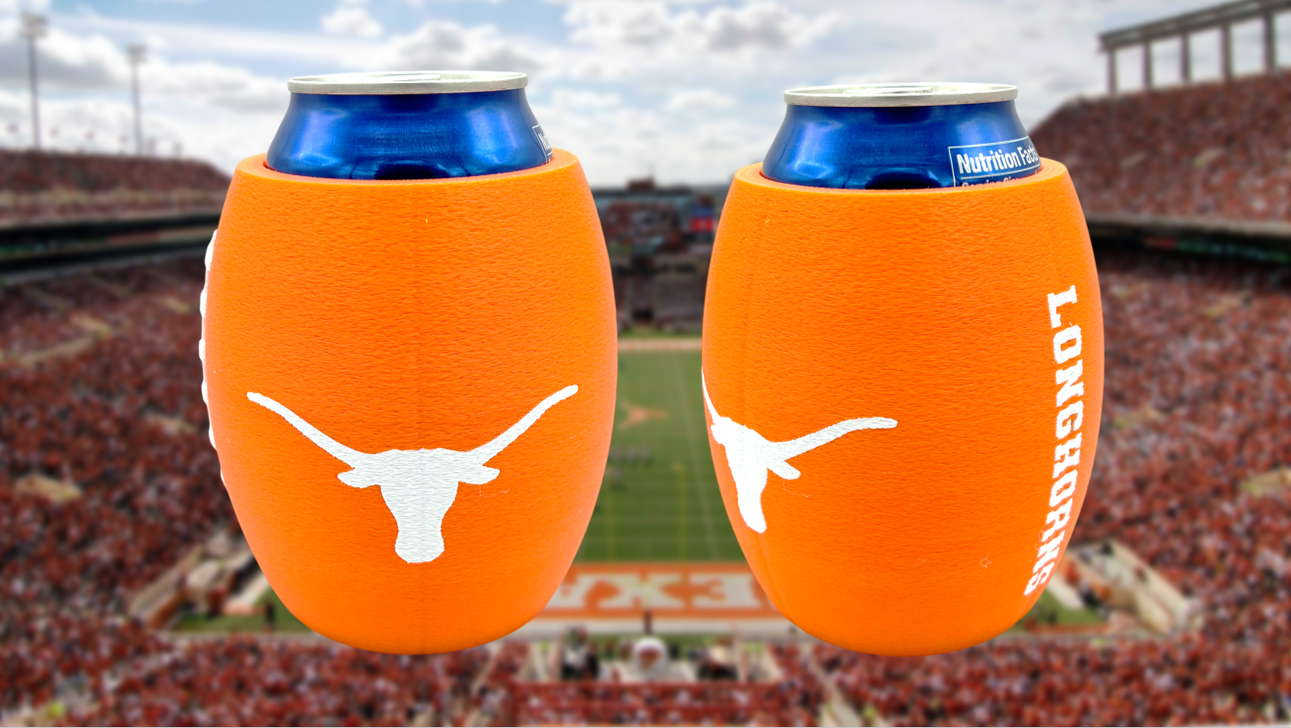 Texas Longhorns Football Can Holder Koozie