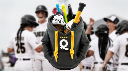 Los Angeles Queens Hoodie Can Holder / Pencil Cup & Baseball Bat Pen
