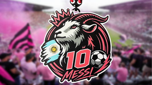 Messi “GOAT” #10 Inter Miami CF & Argentina Sports Fan Hype Chain