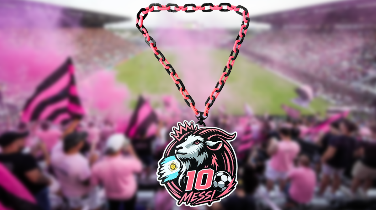 Messi “GOAT” #10 Inter Miami CF & Argentina Sports Fan Hype Chain