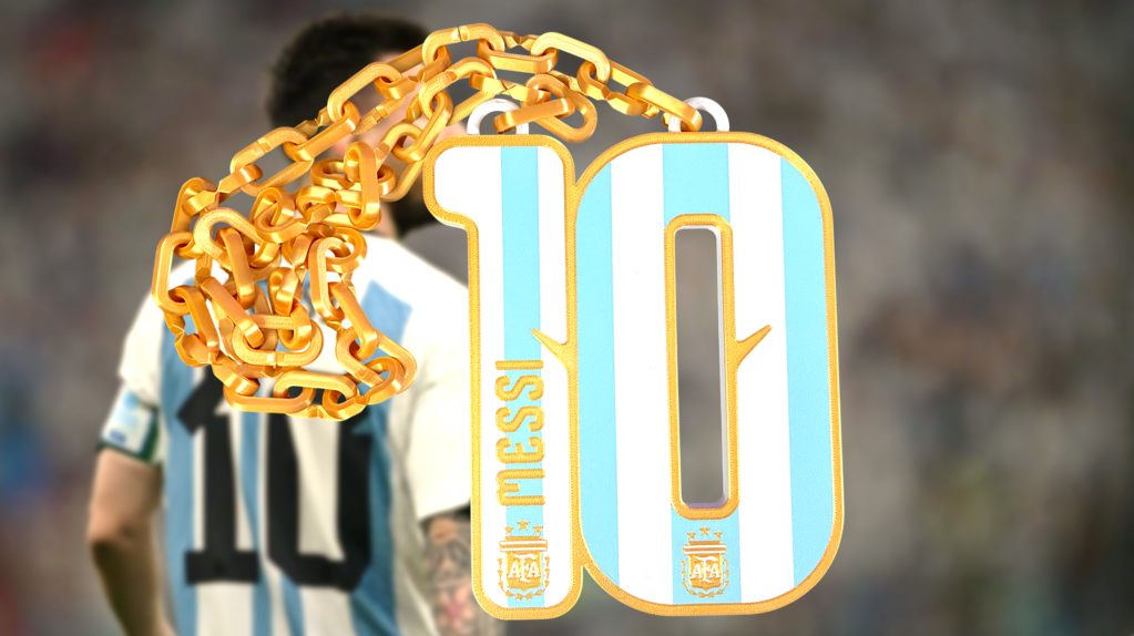 Lionel Messi Argentina #10 Hype Chain