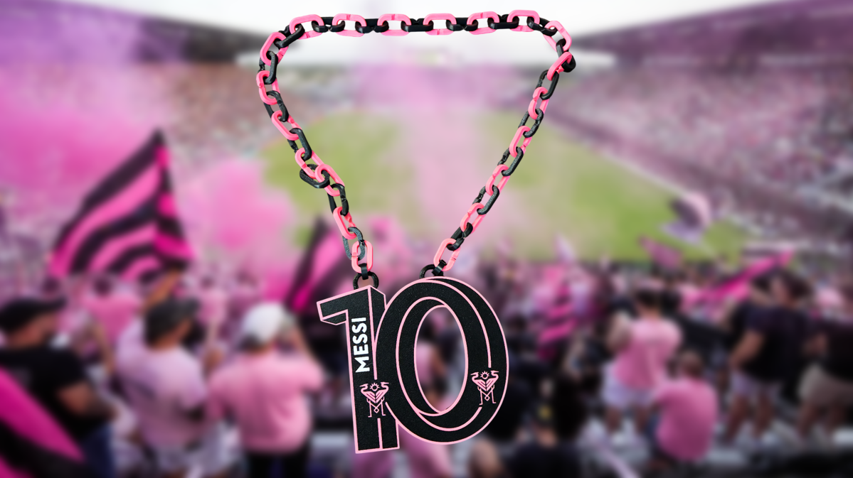 Lionel Messi #10 Inter Miami CF Sports Fan Hype Chain