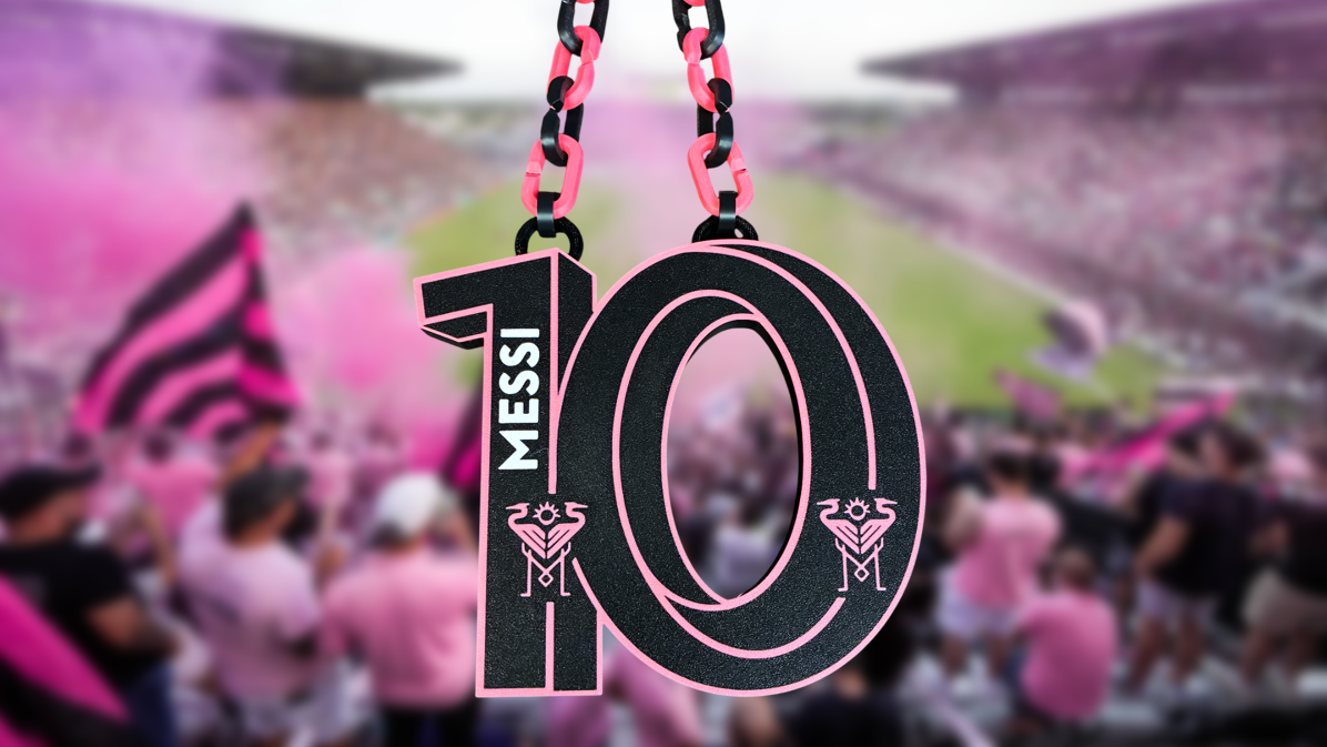 Lionel Messi #10 Inter Miami CF Sports Fan Hype Chain