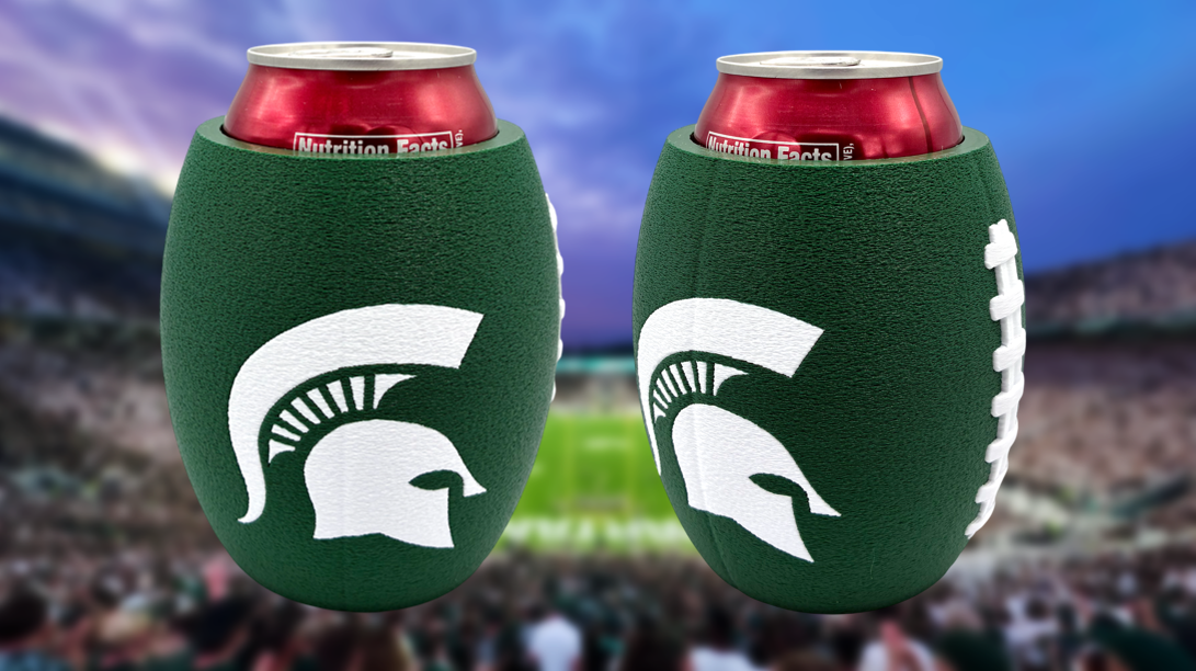 Michigan State Spartans Football Can Holder Koozie