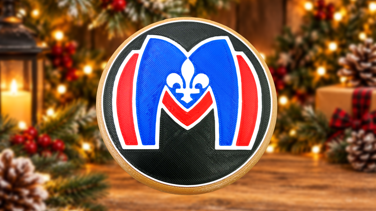 Montreal Metros Puck Christmas Cookie Ornament