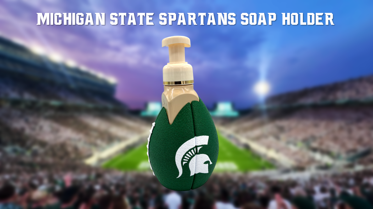 Michigan State Football Soap Holder
