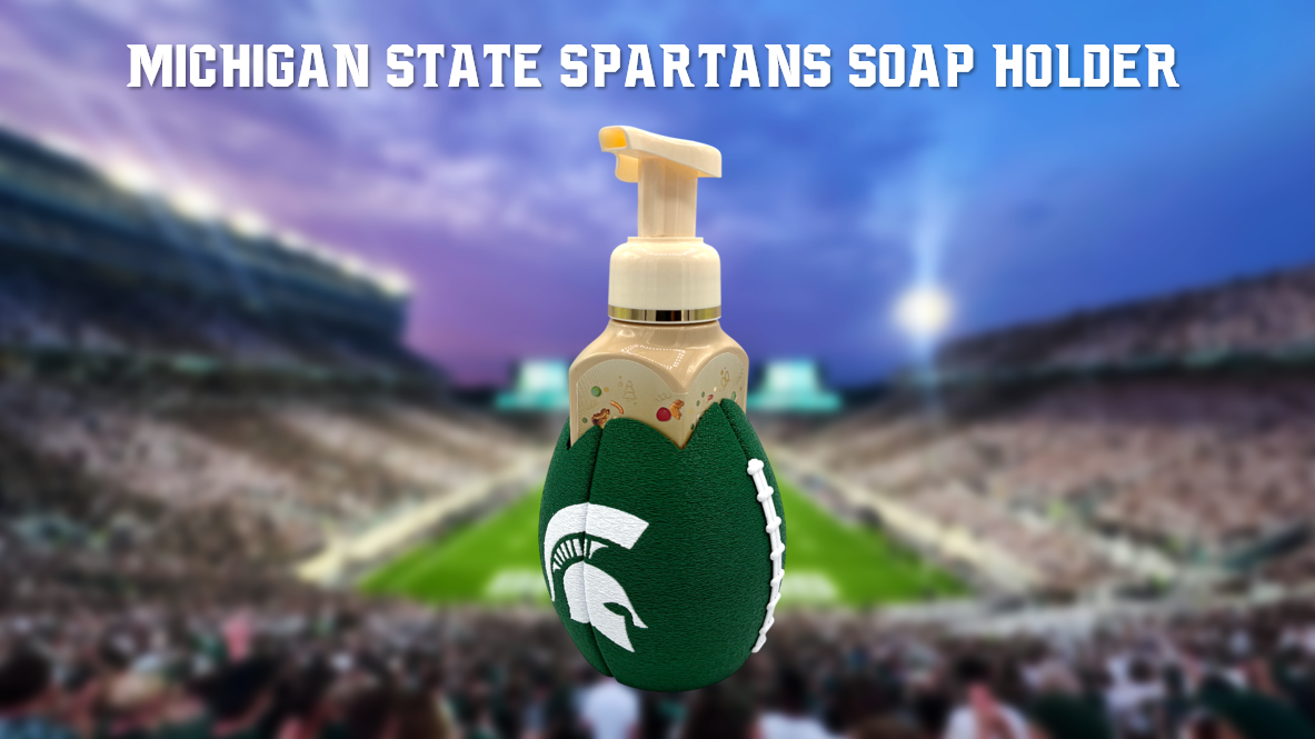 Michigan State Football Soap Holder