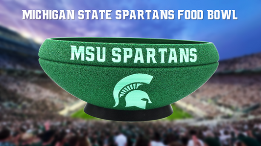 Michigan State Spartans Football Food Bowl 3D Printed