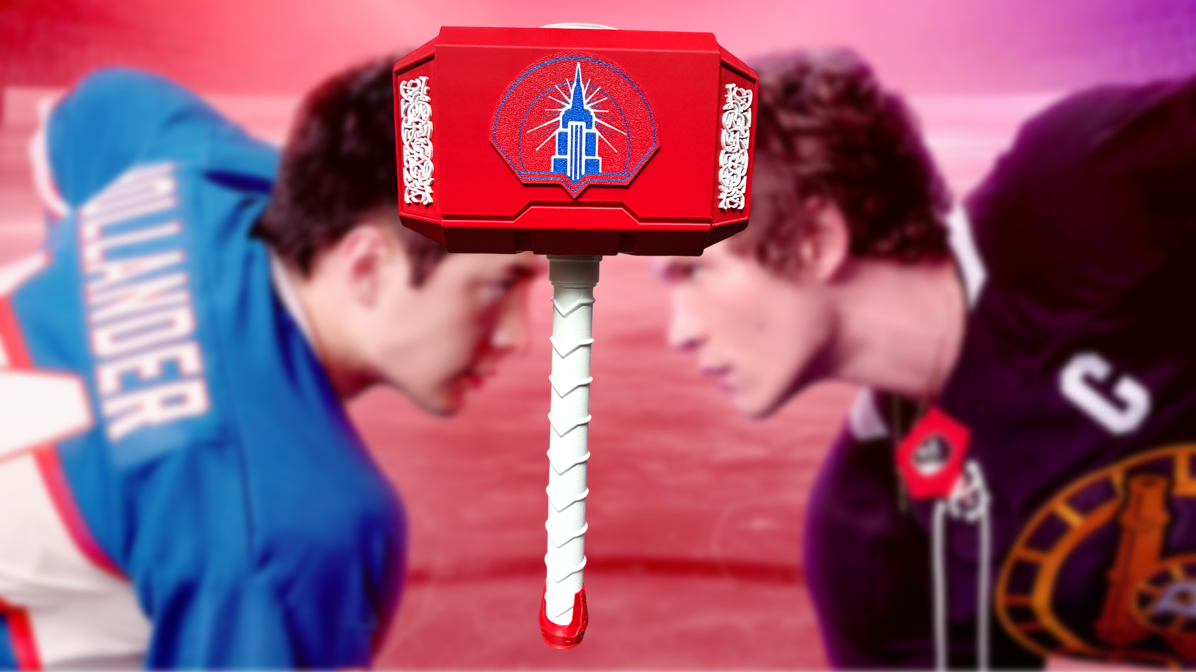 Heated Rivalry New York Admirals Thor Hammer