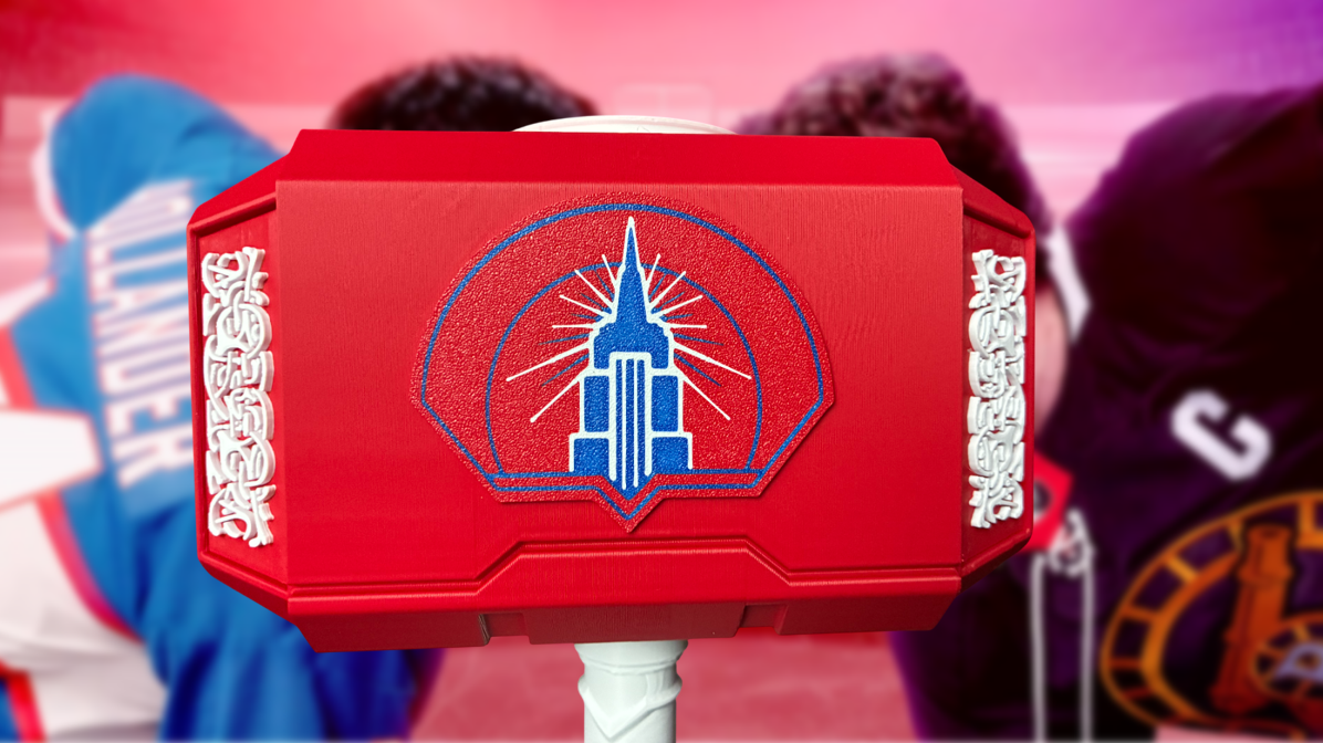 Heated Rivalry New York Admirals Thor Hammer