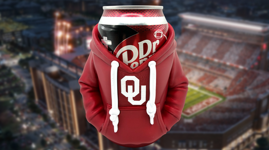 Oklahoma Sooners Hoodie-Style Can Holder Koozie/ Pencil Cup