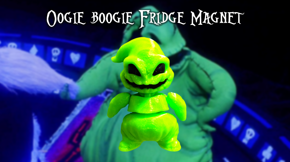 Oogie Boogie Fridge Magnet