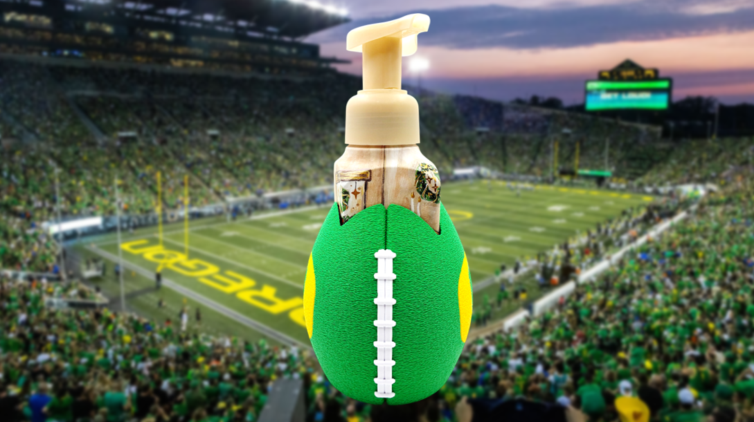 Oregon Ducks Football Soap Holder 3D Printed- Fit Bath & Body Works Hand Soaps