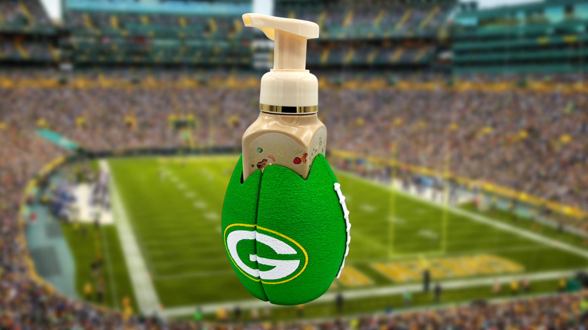 Green Bay Packers Football Soap Holder