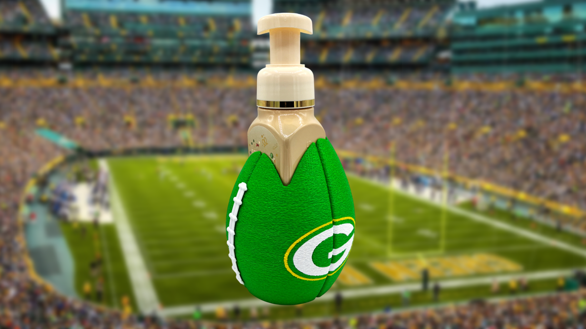 Green Bay Packers Football Soap Holder