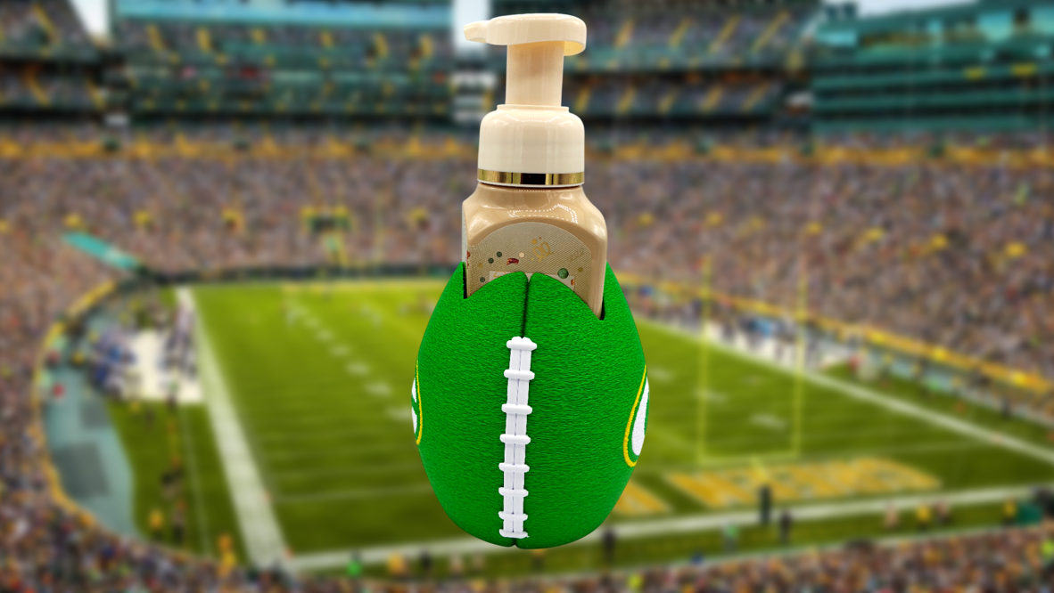 Green Bay Packers Football Soap Holder