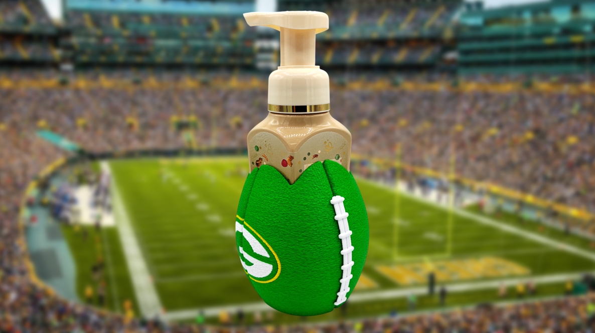 Green Bay Packers Football Soap Holder