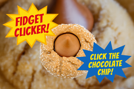 Peanut Butter Blossom Cookie Fidget Clicker