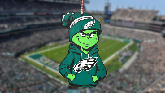 Philadelphia Eagles Grinch Ornament